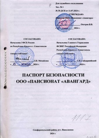 Паспорт безопасности до 01.07.2029 г.